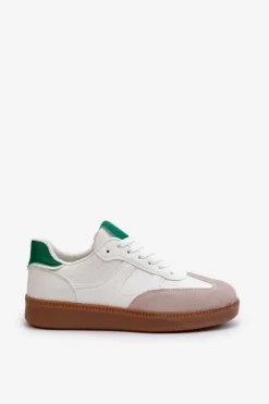 Damskie Boto Sneakersy Buty Sportowe Niskie Damskie Białe Uvetta