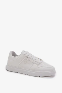 Damskie Big Star Shoes Sneakersy Damskie Big Star RR274A241 HI-POLY SYSTEM Białe