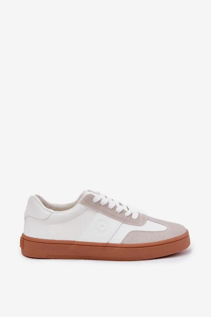 Damskie Big Star Shoes Sneakersy Damskie Big Star RR274804 Białe