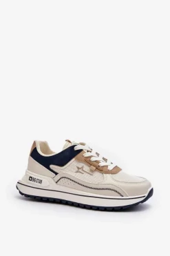 Outlet Big Star Shoes Sneakersy Damskie Big Star NN274A092 Beżowe