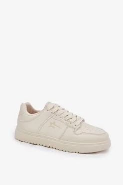 Big Star Shoes Buty Sportowe Big Star|Sneakersy Damskie*Sneakersy Damskie Big Star RR274A243 HI-POLY SYSTEM Beżowe Beżowy