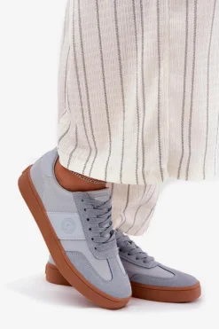 Big Star Shoes Buty Sportowe Big Star|Sneakersy Damskie*Sneakersy Damskie Big Star RR274805 e Niebieski