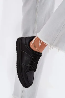 Damskie Big Star Shoes Sneakersy Damskie Big Star RR274A242 HI-POLY SYSTEM Czarne