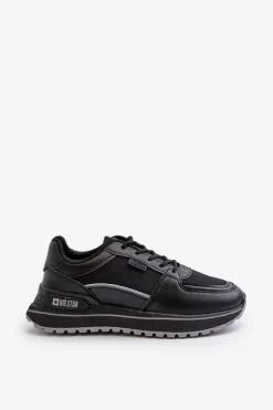 Damskie Big Star Shoes Sneakersy Damskie Big Star NN274A090 Czarne