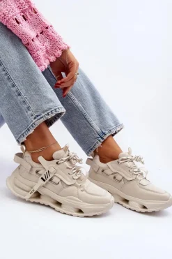 Damskie GOE Sneakersy Damskie NN2N4041 Beżowe