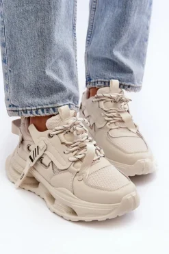 Damskie GOE Sneakersy Damskie NN2N4041 Beżowe