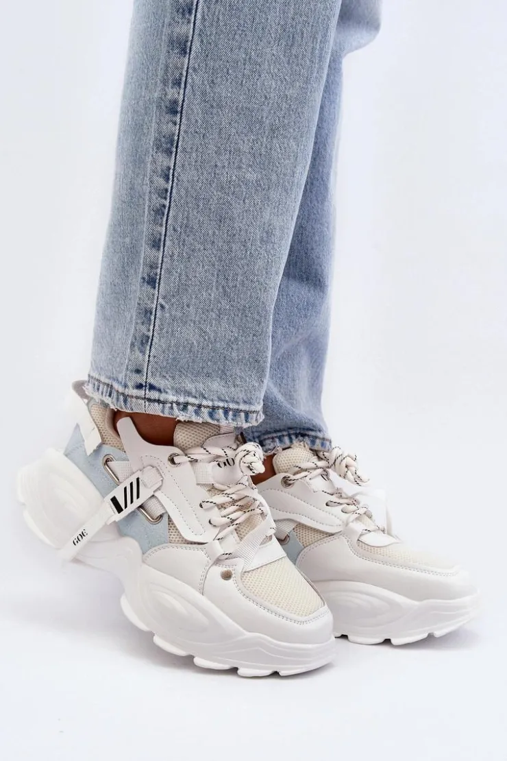 Damskie GOE Sneakersy Damskie NN2N4039B Białe