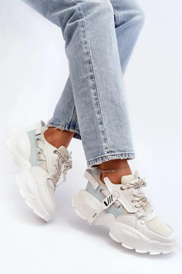 Damskie GOE Sneakersy Damskie NN2N4039B Białe