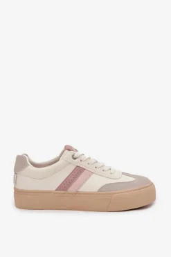 New Lee Sneakersy Damskie AILANI WOMEN LOW 50253004.02A Zgaszona Biel