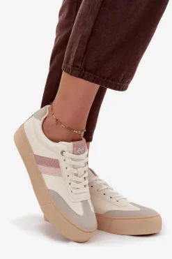 New Lee Sneakersy Damskie AILANI WOMEN LOW 50253004.02A Zgaszona Biel