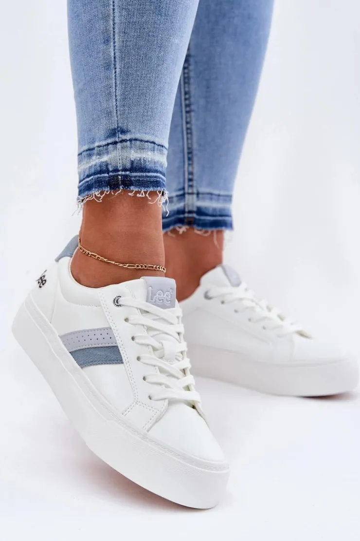 Lee Sneakersy Damskie*Sneakersy Damskie LAYLA WOMEN LOW 50251003 Białe Biały