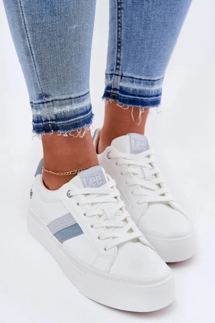 Lee Sneakersy Damskie*Sneakersy Damskie LAYLA WOMEN LOW 50251003 Białe Biały
