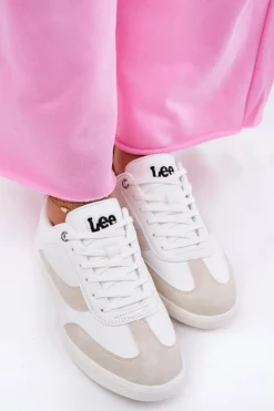 Lee Sneakersy Damskie*Sneakersy Damskie LIAN WOMEN LOW 50251005.1FG Białe Biały