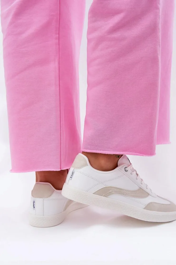Lee Sneakersy Damskie*Sneakersy Damskie LIAN WOMEN LOW 50251005.1FG Białe Biały