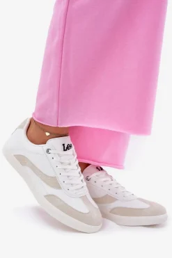 Lee Sneakersy Damskie*Sneakersy Damskie LIAN WOMEN LOW 50251005.1FG Białe Biały