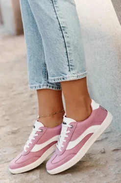 Best Lee Sneakersy Damskie LIAN WOMEN LOW 50251005.72G Fioletowe Fioletowy