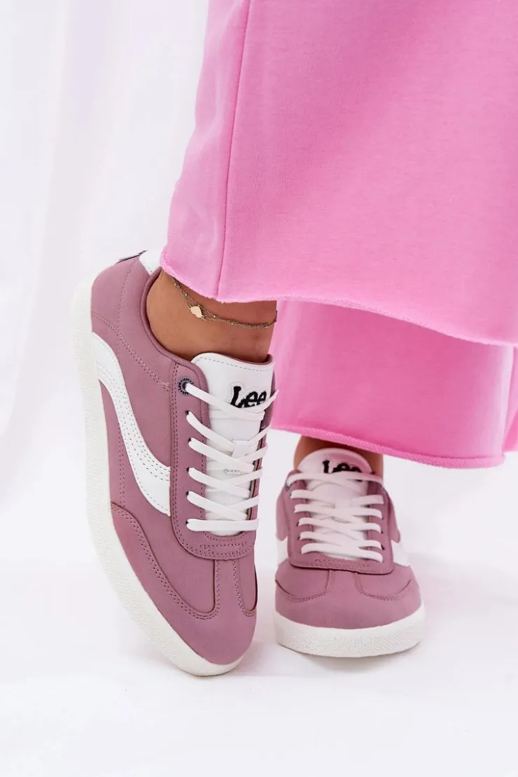 Best Lee Sneakersy Damskie LIAN WOMEN LOW 50251005.72G Fioletowe Fioletowy