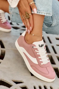 Best Lee Sneakersy Damskie LIAN WOMEN LOW 50251005.72G Fioletowe Fioletowy