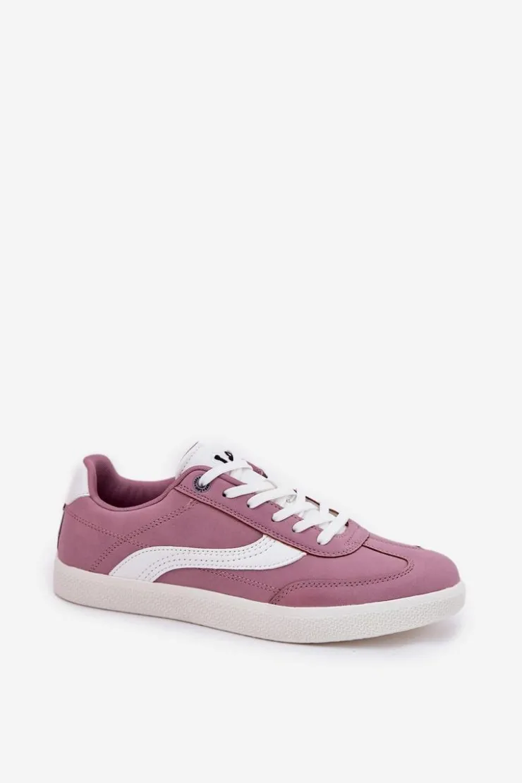 Best Lee Sneakersy Damskie LIAN WOMEN LOW 50251005.72G Fioletowe Fioletowy