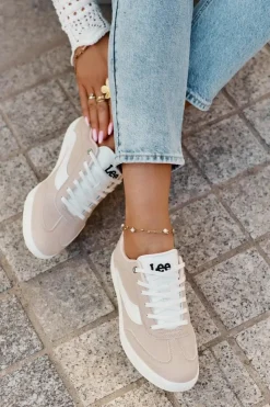 Lee Sneakersy Damskie*Sneakersy Damskie LIAN WOMEN LOW 50251005.33F Beżowe