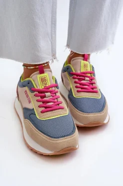 Damskie Big Star Shoes Sneakersy Damskie Memory Foam System Big Star NN274692 Multikolor