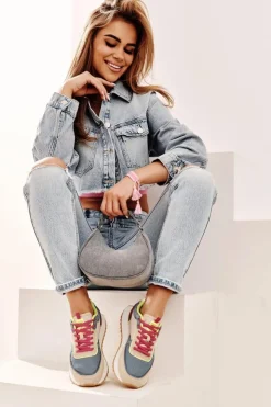 Damskie Big Star Shoes Sneakersy Damskie Memory Foam System Big Star NN274692 Multikolor