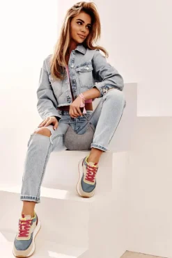 Damskie Big Star Shoes Sneakersy Damskie Memory Foam System Big Star NN274692 Multikolor