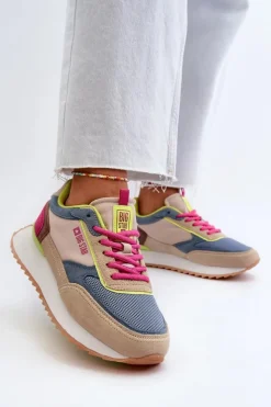 Damskie Big Star Shoes Sneakersy Damskie Memory Foam System Big Star NN274692 Multikolor