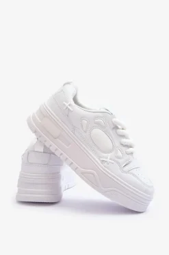 Boto Buty Sportowe Na Platformie|Sneakersy Damskie*Sneakersy Damskie Na Platformie Białe Finos
