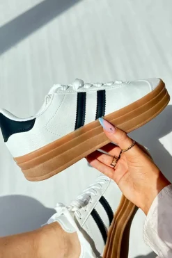 Boto Buty Sportowe Na Platformie|Sneakersy Damskie*Sneakersy Damskie Na Platformie Białe Egelia Biały