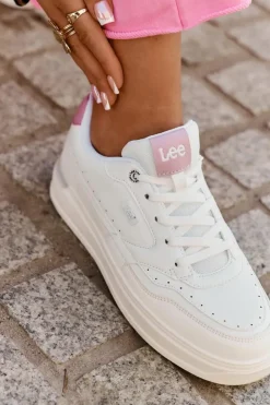 Lee Sneakersy Damskie*Sneakersy Damskie Na Platformie EMMA WOMEN LOW 50251014.00L Białe Biały