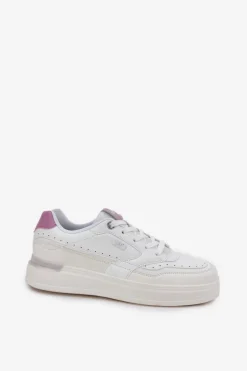 Lee Sneakersy Damskie*Sneakersy Damskie Na Platformie EMMA WOMEN LOW 50251014.00L Białe Biały