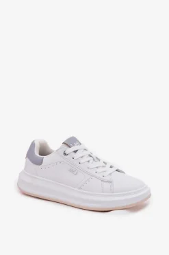 Outlet Lee Sneakersy Damskie Na Platformie NAOMI WOMEN LOW 50251012.06K Białe
