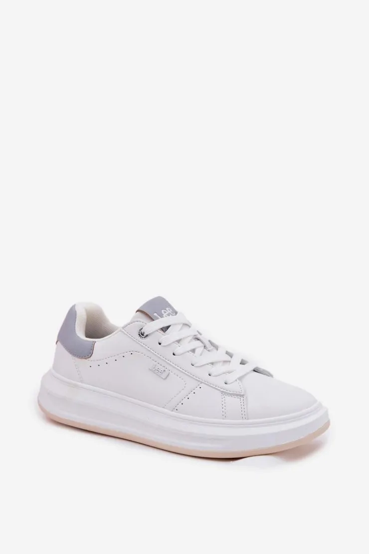 Outlet Lee Sneakersy Damskie Na Platformie NAOMI WOMEN LOW 50251012.06K Białe