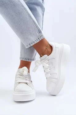 Boto Buty Sportowe Na Platformie|Sneakersy Damskie*Sneakersy Damskie Na Platformie Białe Asylia