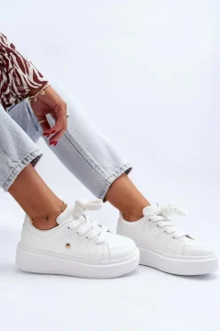Boto Buty Sportowe Na Platformie|Sneakersy Damskie*Sneakersy Damskie Na Platformie Białe Asylia