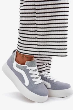 Boto Buty Sportowe Na Platformie|Sneakersy Damskie*Sneakersy Damskie Na Platformie e Tellnira Niebieski