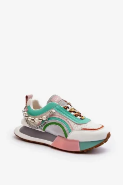 Discount GOE Sneakersy Damskie Z Ozdobą NN2N4048 Multikolor