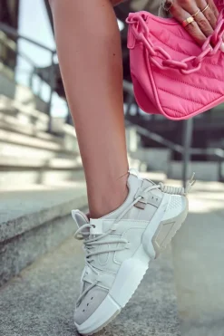 Clearance Boto Sneakersy Sportowe Buty Damskie Beżowe Someday Brązowy