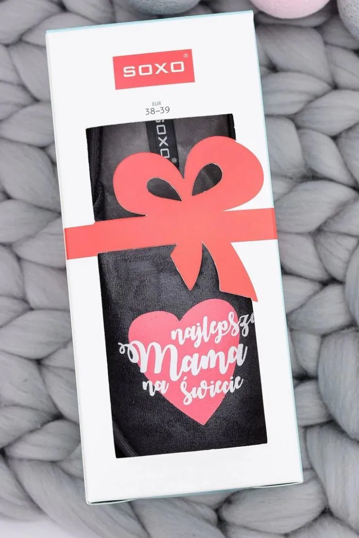 Damskie Boto SOXO Damskie Papcie Najlepsza Mama Na Świecie