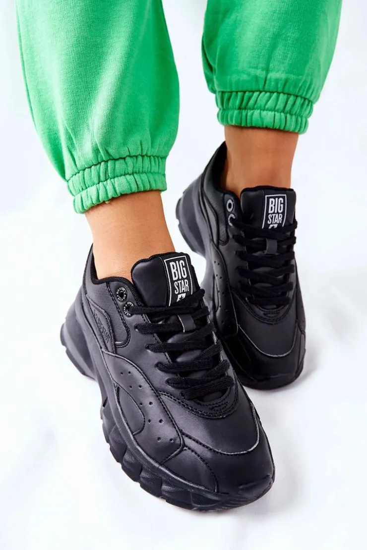 Big Star Shoes Buty Sportowe Na Platformie|Buty Sportowe Big Star*Sportowe Buty Big Star II274287 Czarne