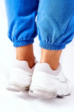 Damskie Big Star Shoes Sportowe Buty Damskie Memory Foam Big Star II274178 Białe