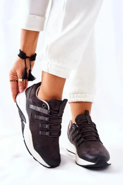 Sale Big Star Shoes Sportowe Buty Memory Foam Big Star II274255 Szare