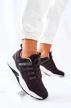 Sale Big Star Shoes Sportowe Buty Memory Foam Big Star II274255 Szare