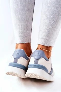 Online Big Star Shoes Sportowe Buty Memory Foam Big Star II274397 Szaro-Niebieskie