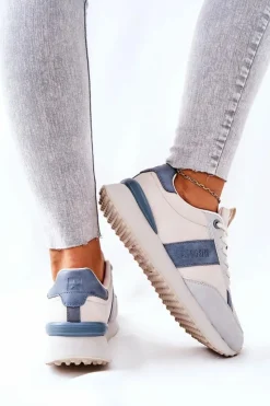 Online Big Star Shoes Sportowe Buty Memory Foam Big Star II274397 Szaro-Niebieskie