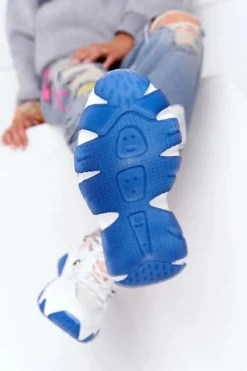 Damskie GOE Sportowe Buty Na Dużej Podeszwie HH2N4034 Biało-Różowe