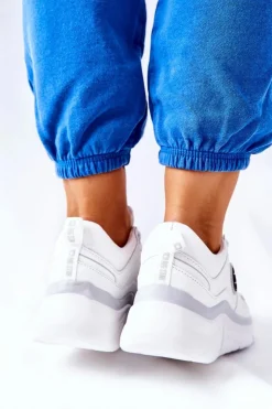 Online Big Star Shoes Sportowe Buty Na Platformie Big Star II274314 Białe