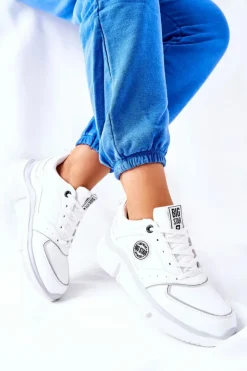 Online Big Star Shoes Sportowe Buty Na Platformie Big Star II274314 Białe