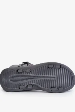 Damskie Big Star Shoes Sportowe Męskie Sandały Big Star HH174843 Szare